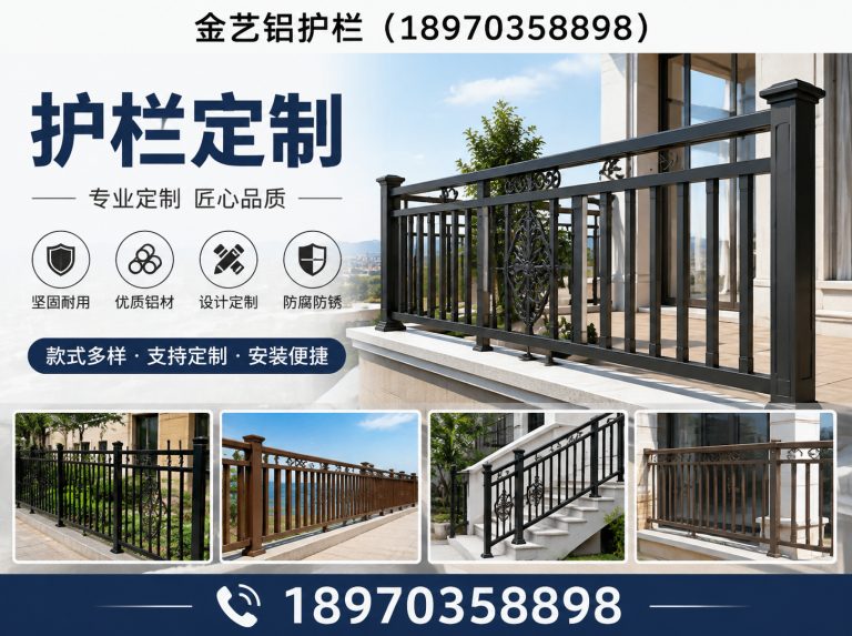 横峰县金艺铝护栏展示图